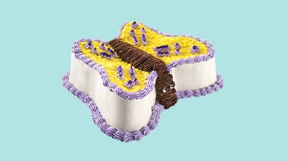 3D Butterfly Cake